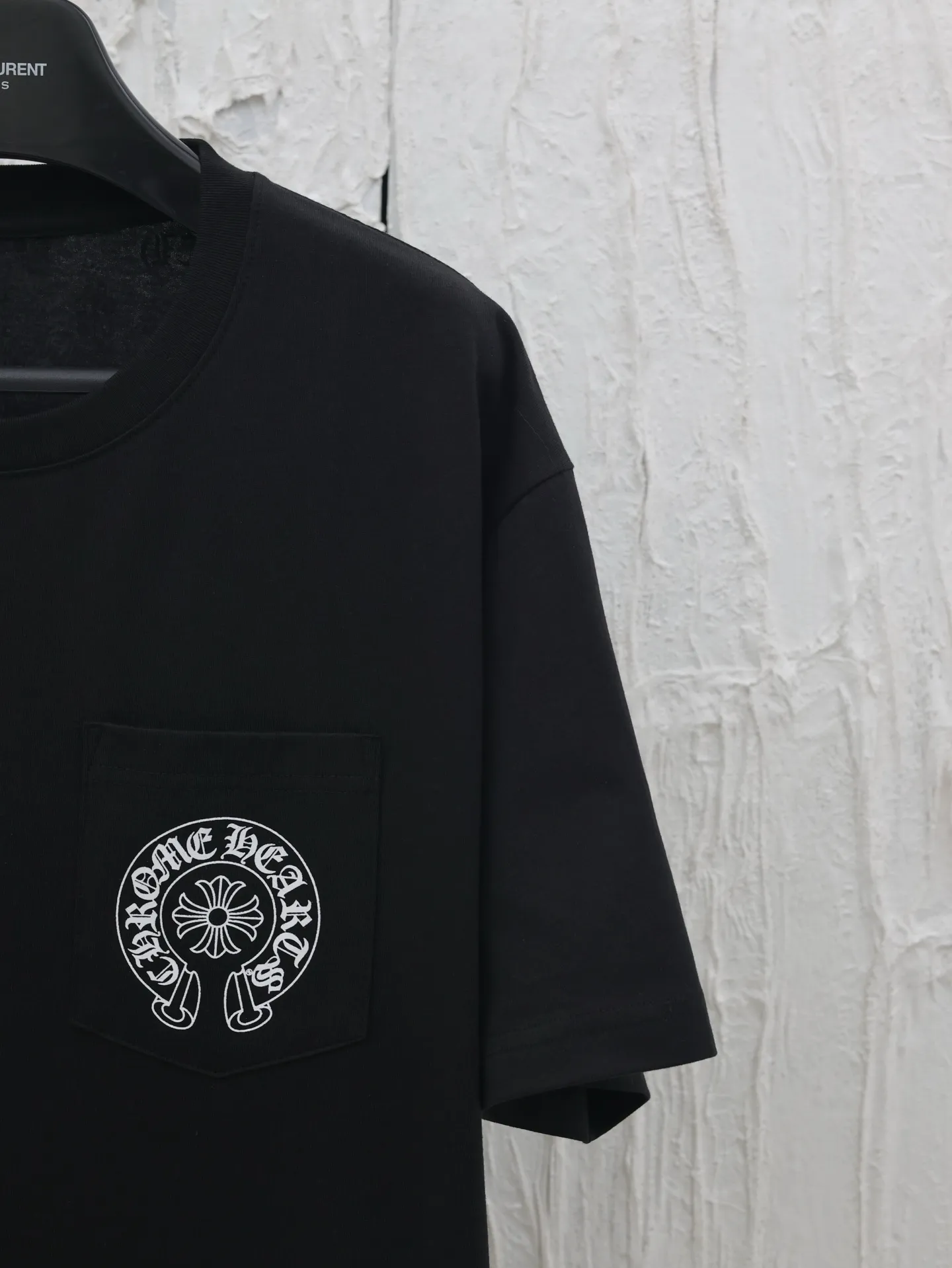 🅿️280 Come heart*/Cro Heart 25Ss short-sleeved T-shirt with full back printing. The fabric is made of 26-woven 200g cotton. The printing uses special imported slurry. Customized supporting accessories. Size: S/M/L